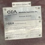 GEA Westfalia TC-100-01 disk stack centrifuge Gallery Image 3
